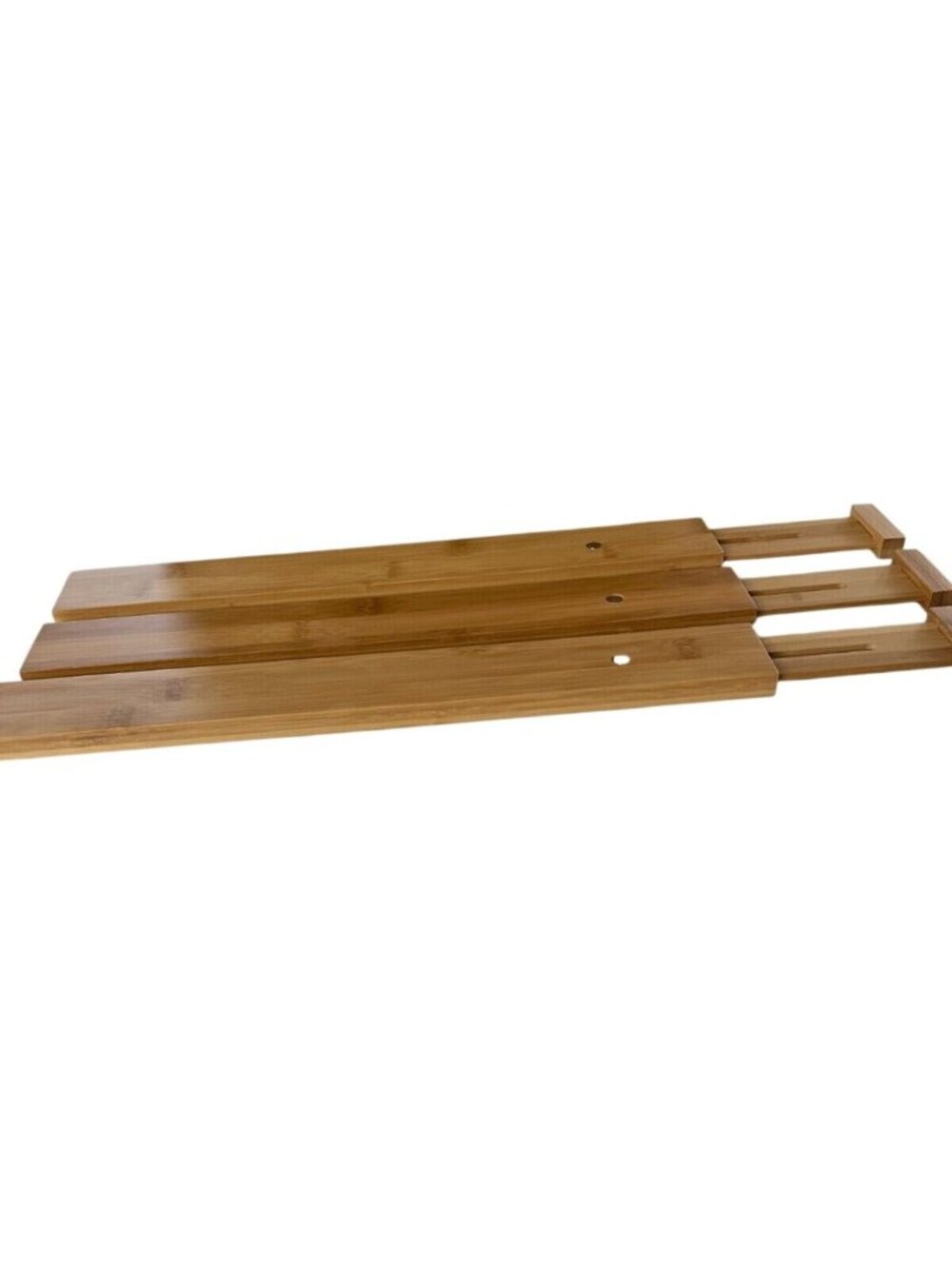 Expandable Bamboo Drawer Dividers Organizer Set Of 8 Adjustable Small Size
